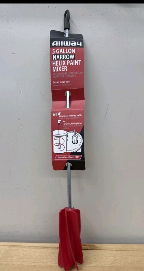 Helix Paint Mixer with Narrow Head – Effortless Mixing for 5 Gallons