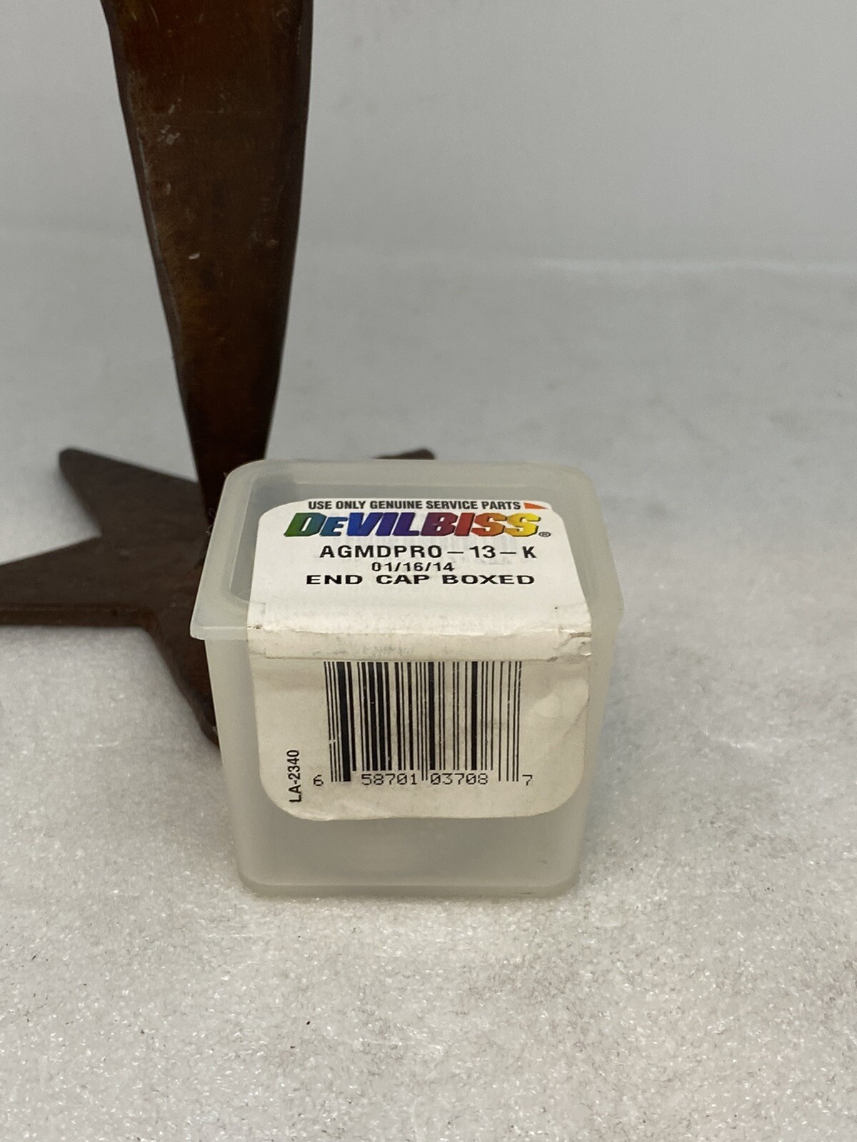 DeVILBISS AGMDPRO-13-K End Cap Boxed for AMGD Pro Automatic Spray Guns NEW OEM