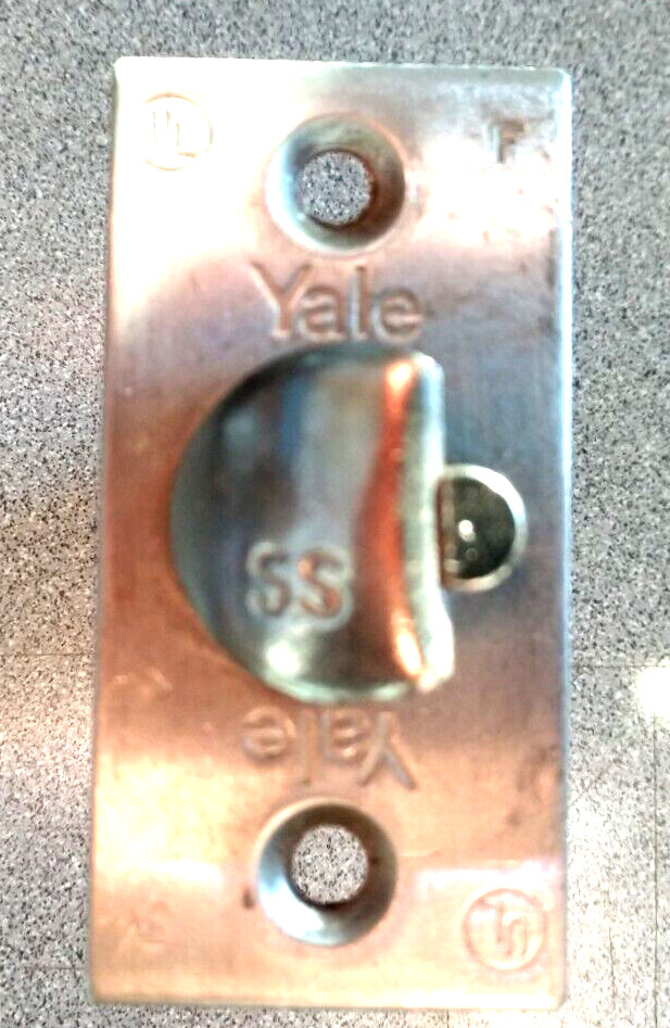 YALE LOCK DEAD LATCH UL 2 3/4″ BS US26D FACE 1 1/8 X 2 1/4″