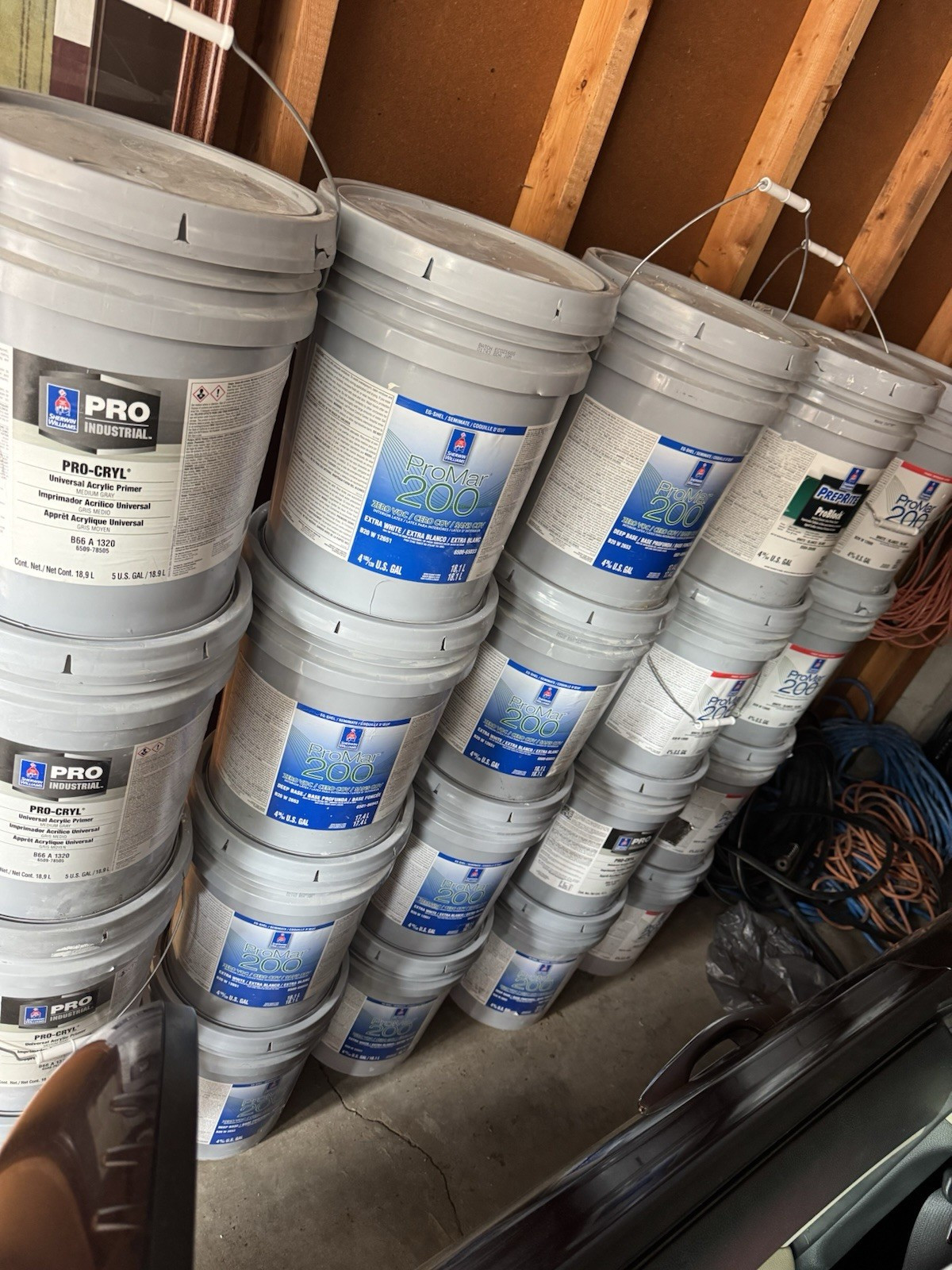 Sherwin-Williams Pro Industrial Pro-Cryl Interior Acrylic Primer White 5 Gal
