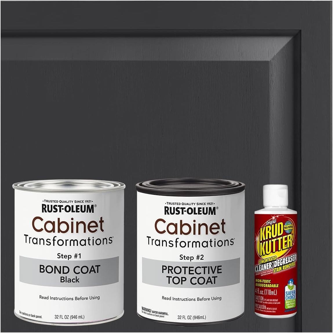 Rust-Oleum Cabinet Transformations Kit, Black, Satin – 392913