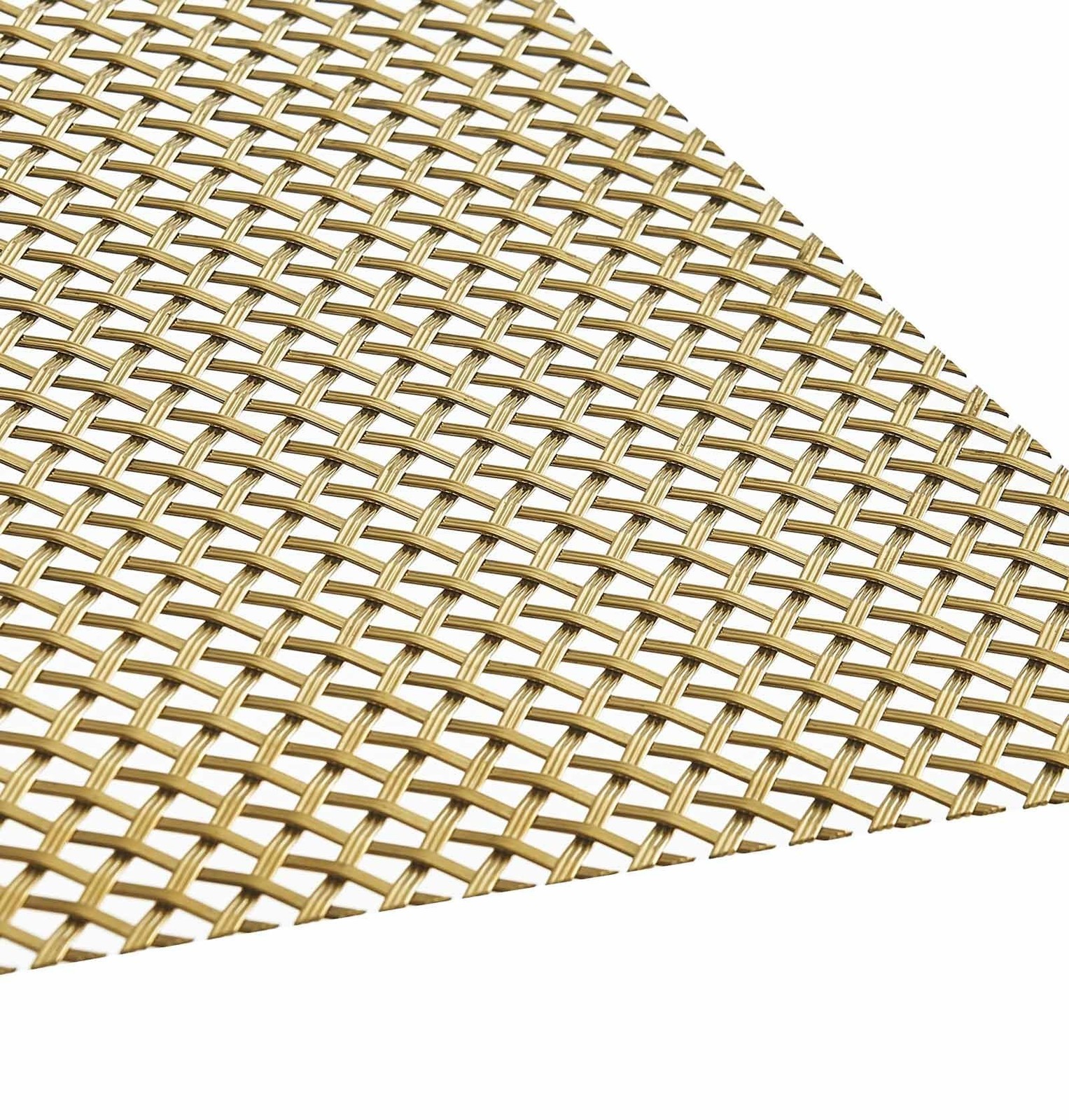 Carligo Stainless Steel Golden Mesh Sheet 23.6″x35.8″/60x91cm-5x5mm (4pcs)
