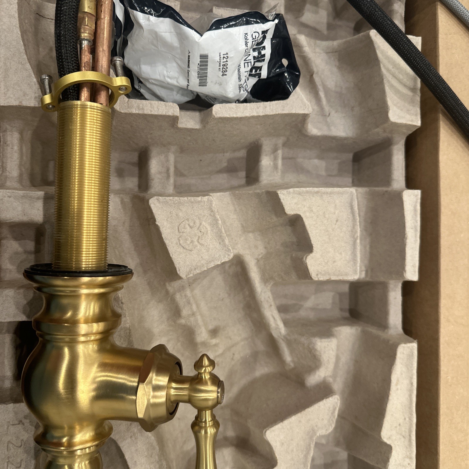 Kohler Artifacts 1.5 GPM Kitchen Faucet – K-99259-2MB – BRUSHED MODERNE BRASS