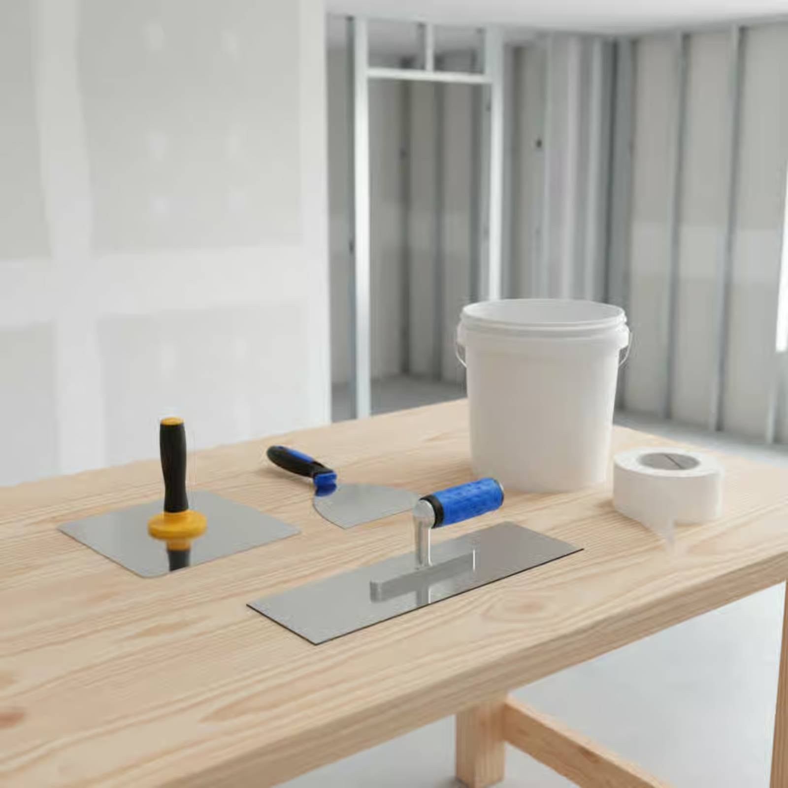 Plastering Tray and Set Long-Lasting Drywall Finishing Kit Professional Grade