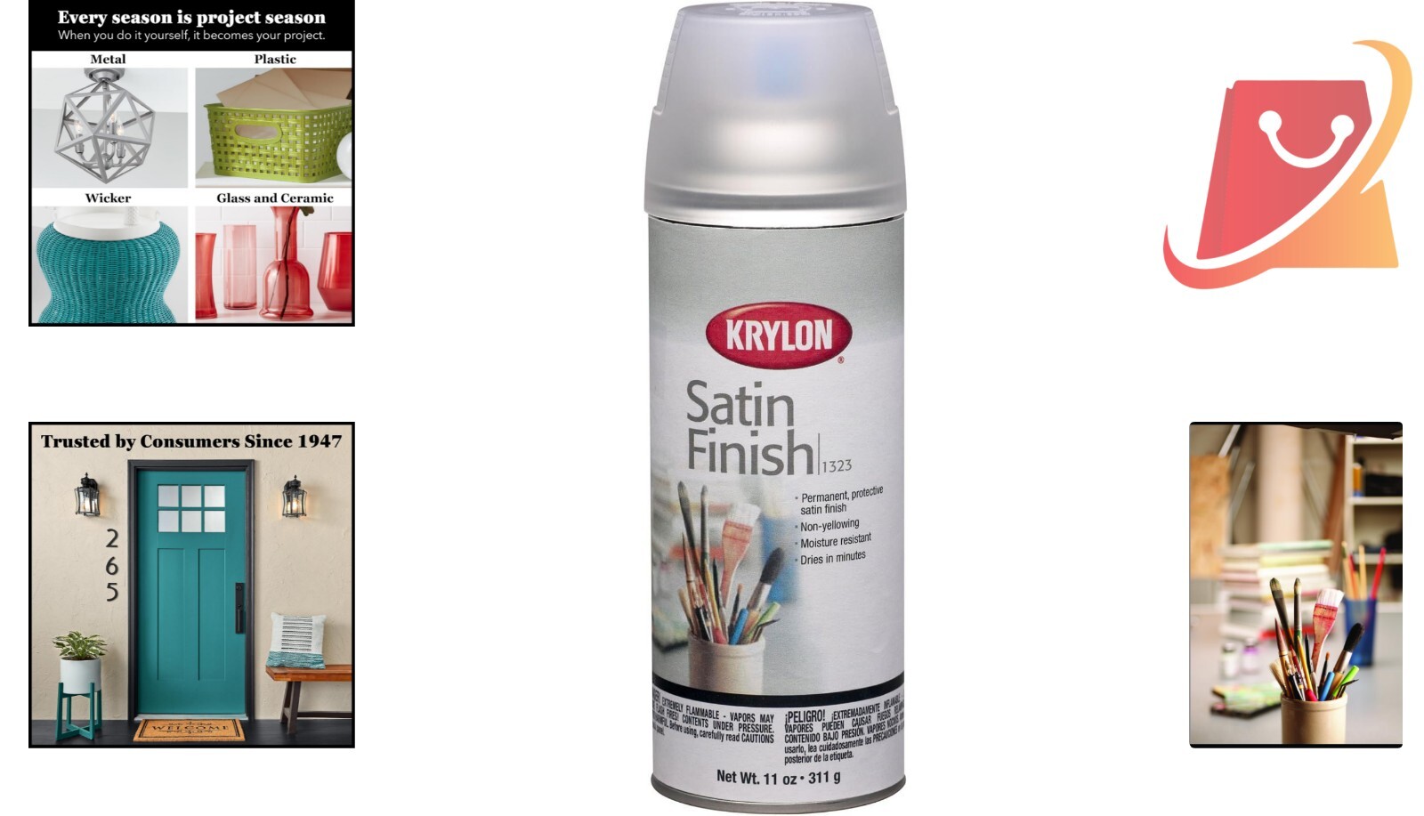 Aerosol Spray for Art Preservation – Satin Finish, 11-Ounce Moisture Resistant