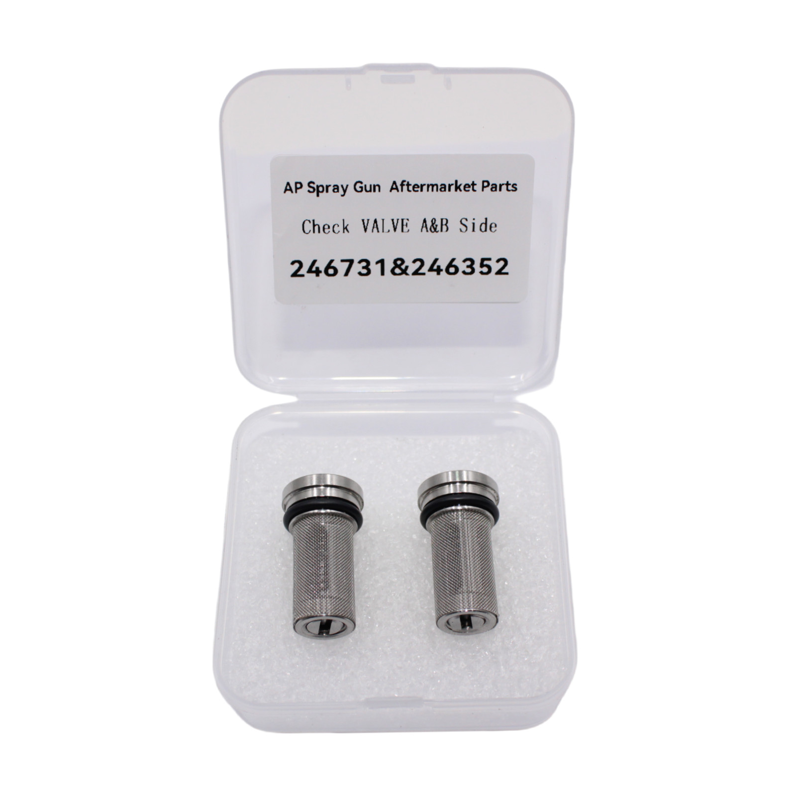 Aftermarket 246731 246352 Check VALVE w/ 4sets 246351 fits Fusio AP Spray Gun