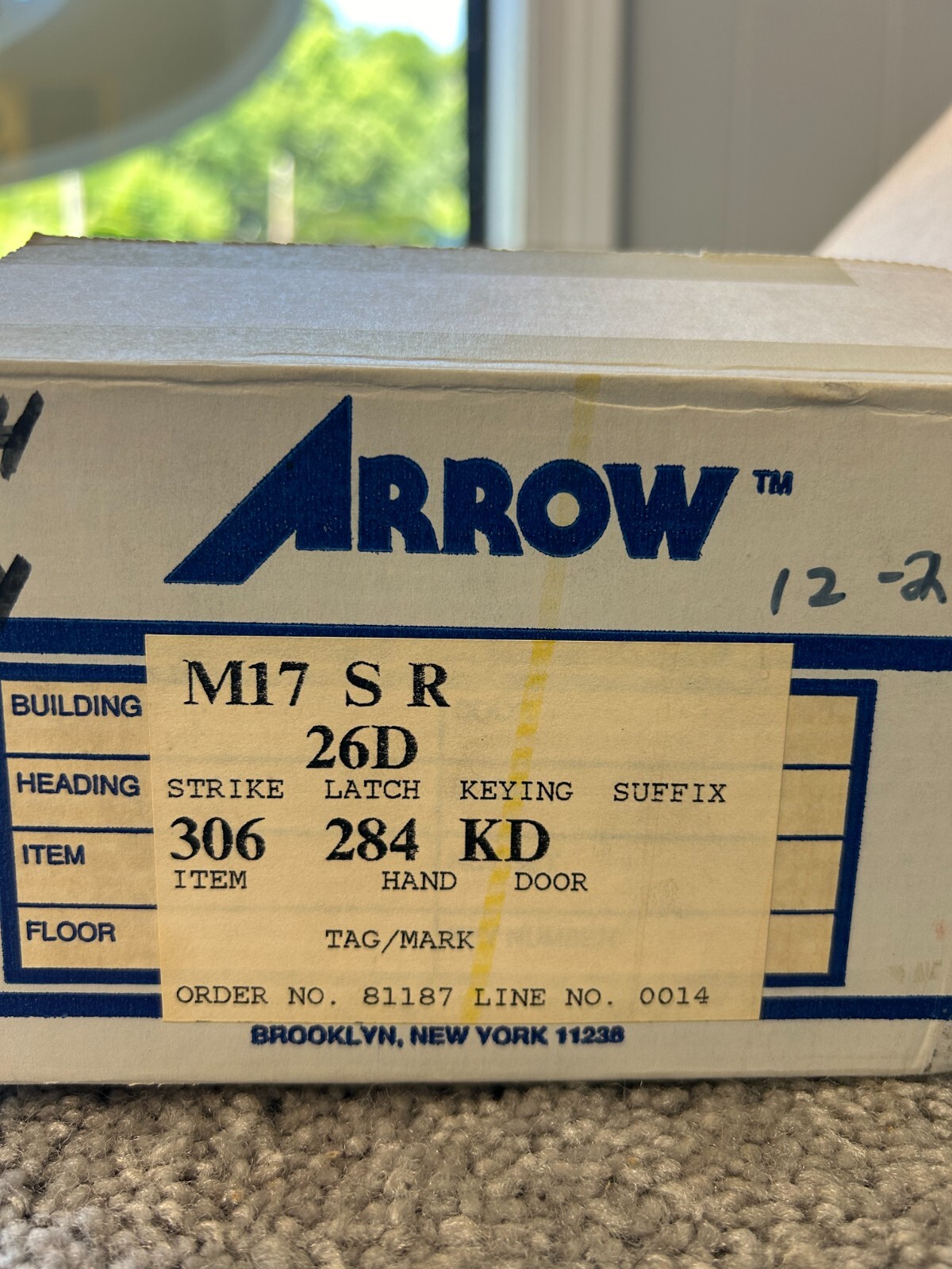 Arrow Door Lever Classroom Lock M17 S R 26D 306 284 KD