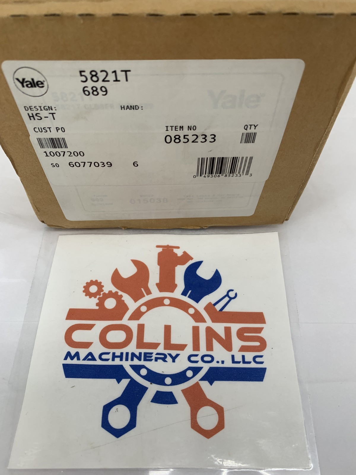 Yale 5821T x 689 ASSA ABLOY 085233 Commercial Grade Surface Mounted Door Closer