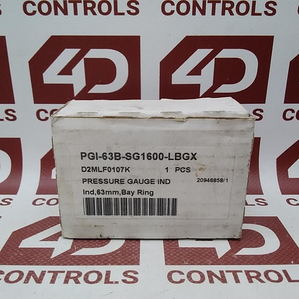 PGI-63B-SG1600-LBGX | Swagelok | Pressure Gauge, 63mm, Bay Ring, Opened