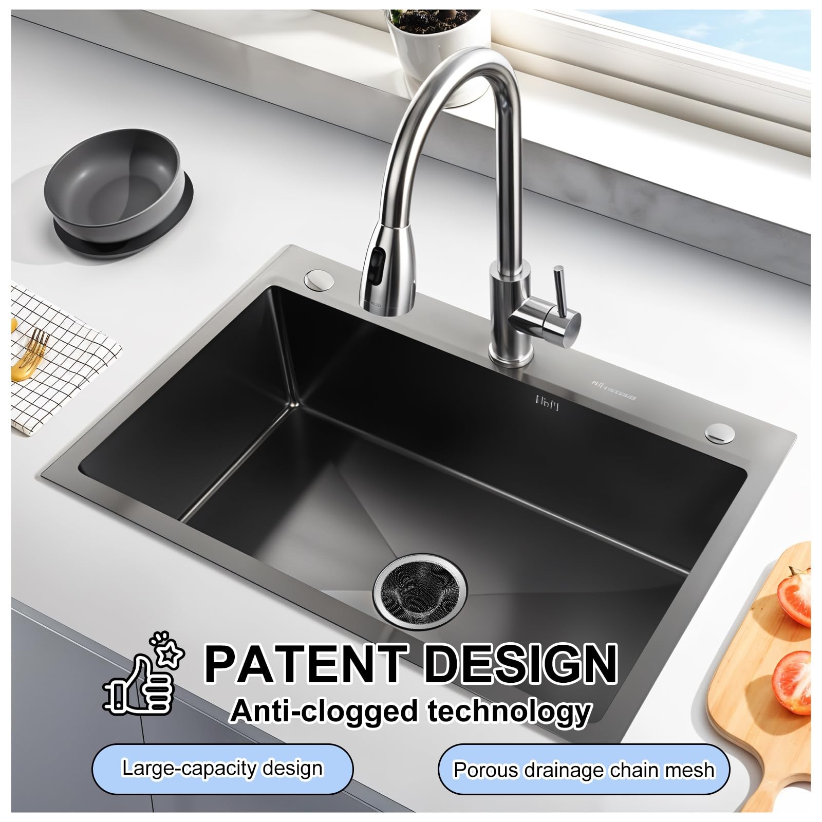 40pcs 4.5″ Mesh Sink Strainer for Kitchen, Stainless Steel Drain…
