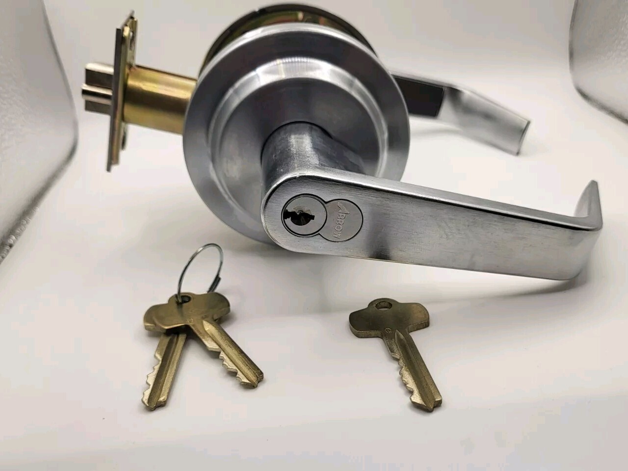 New Comercial SFIC Combo SC DB & Entry Lever Lock, W/2 Working & 1 Control Keys