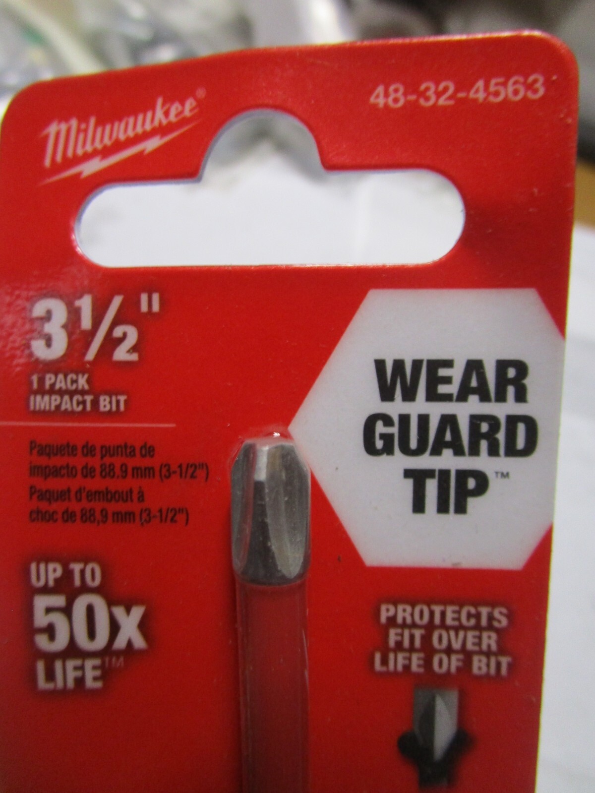 SHOCKWAVE 3-1/2 in Phillips #3 Impact Duty Power Bit, 1-Piece