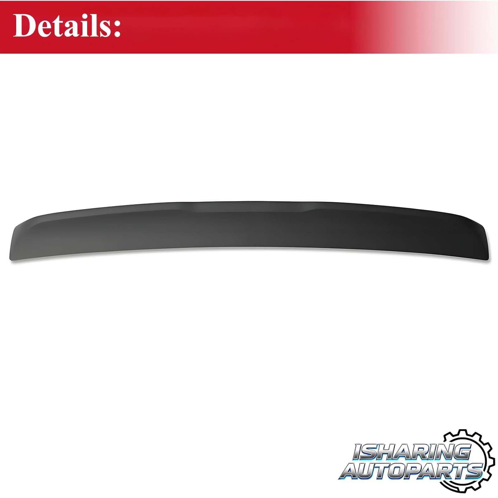 Rear Spoiler Wing 2015-2023 Dodge Challenger Gloss Black ABS OEM No Camera Hole