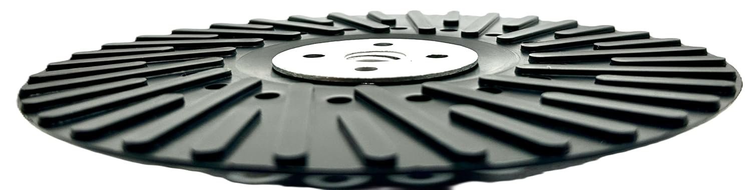Pro-Graad 7 Inch Rigid Backing Pad for Resin Fiber Discs – 5/8-11 Threaded…