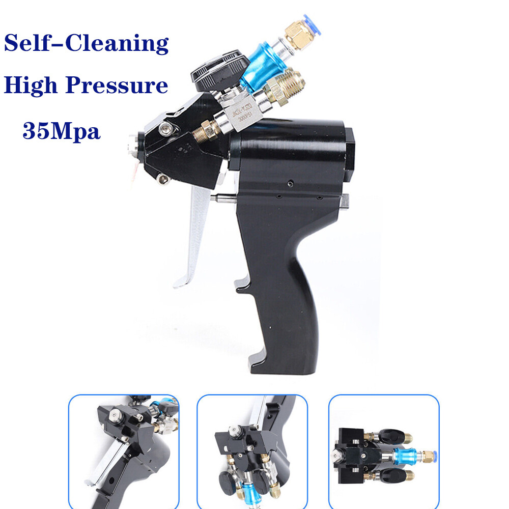 Air Purge Spray Gun Polyurethane P2 PU Foam Spray Gun Self Cleaning Device US