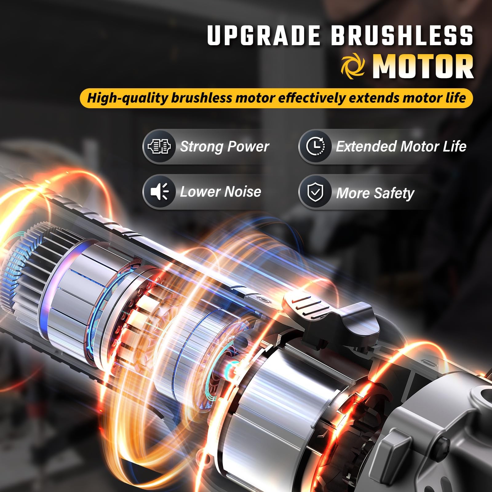 VERVEWAVE Cordless Burnishing Polishing Machine for Dewalt 20V Max Battery (N…
