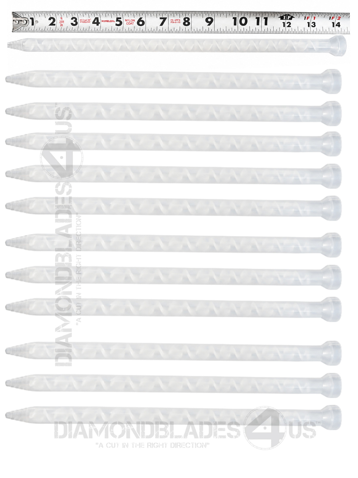 Metzger McGuire Polyurea RS88 Joint Filler Static Mix Sticks Original 12 pcs