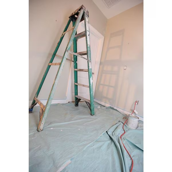 Trimaco Leakprf/SlipResDropCloth,Blu,12ftLx15ftW 90039 Trimaco 90039 12 ft x 15