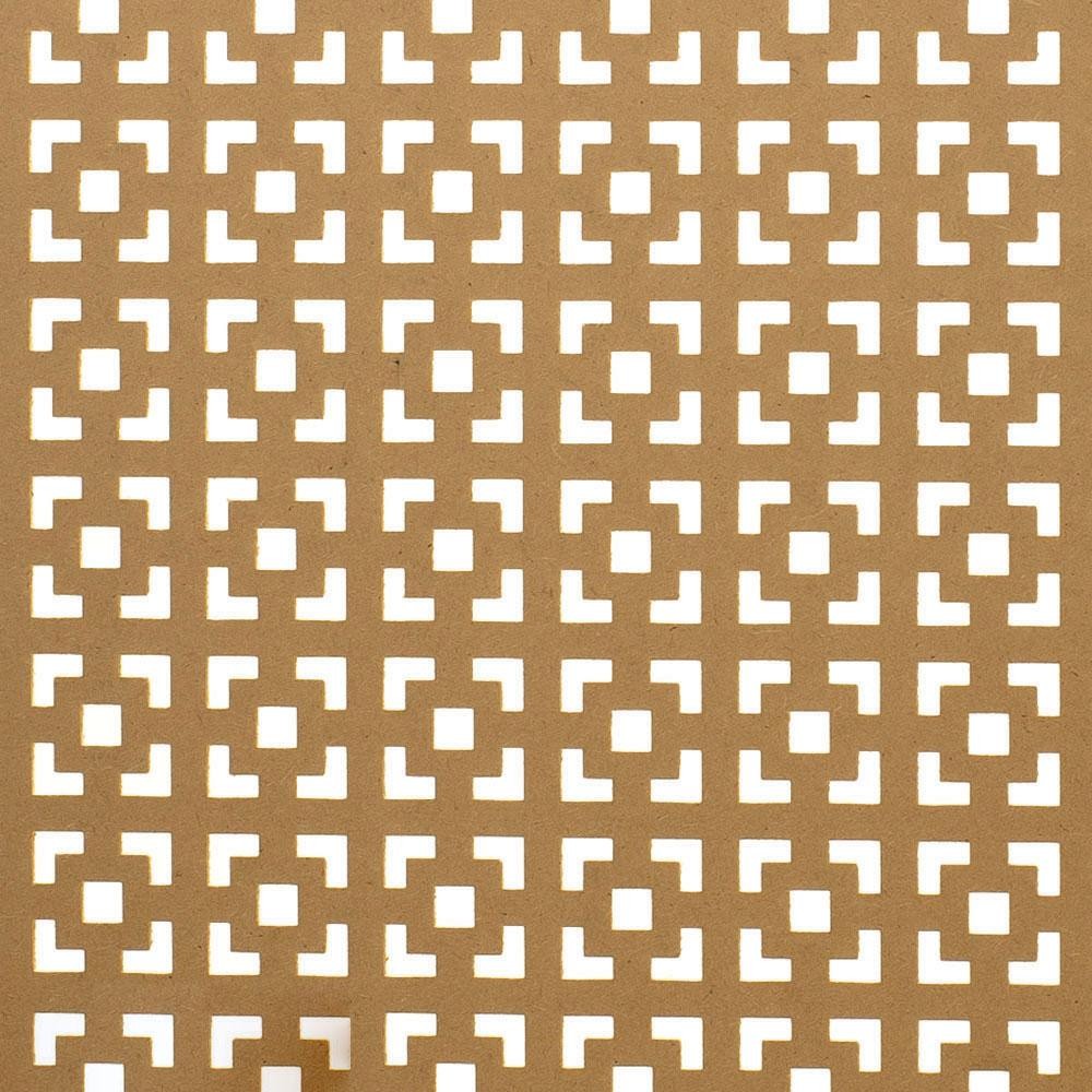Outwater 6′ x 2′ Unfinished Decorative MDF Cabinet Panel Insert 30% Open
