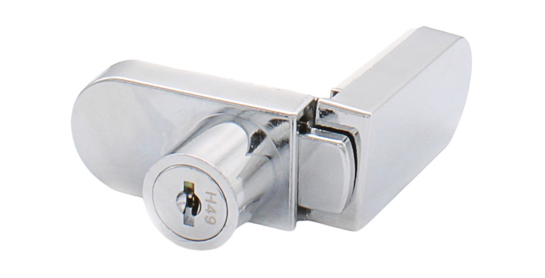 CRL 255CHKA Chrome Keyed Alike No-Drill Showcase Lock