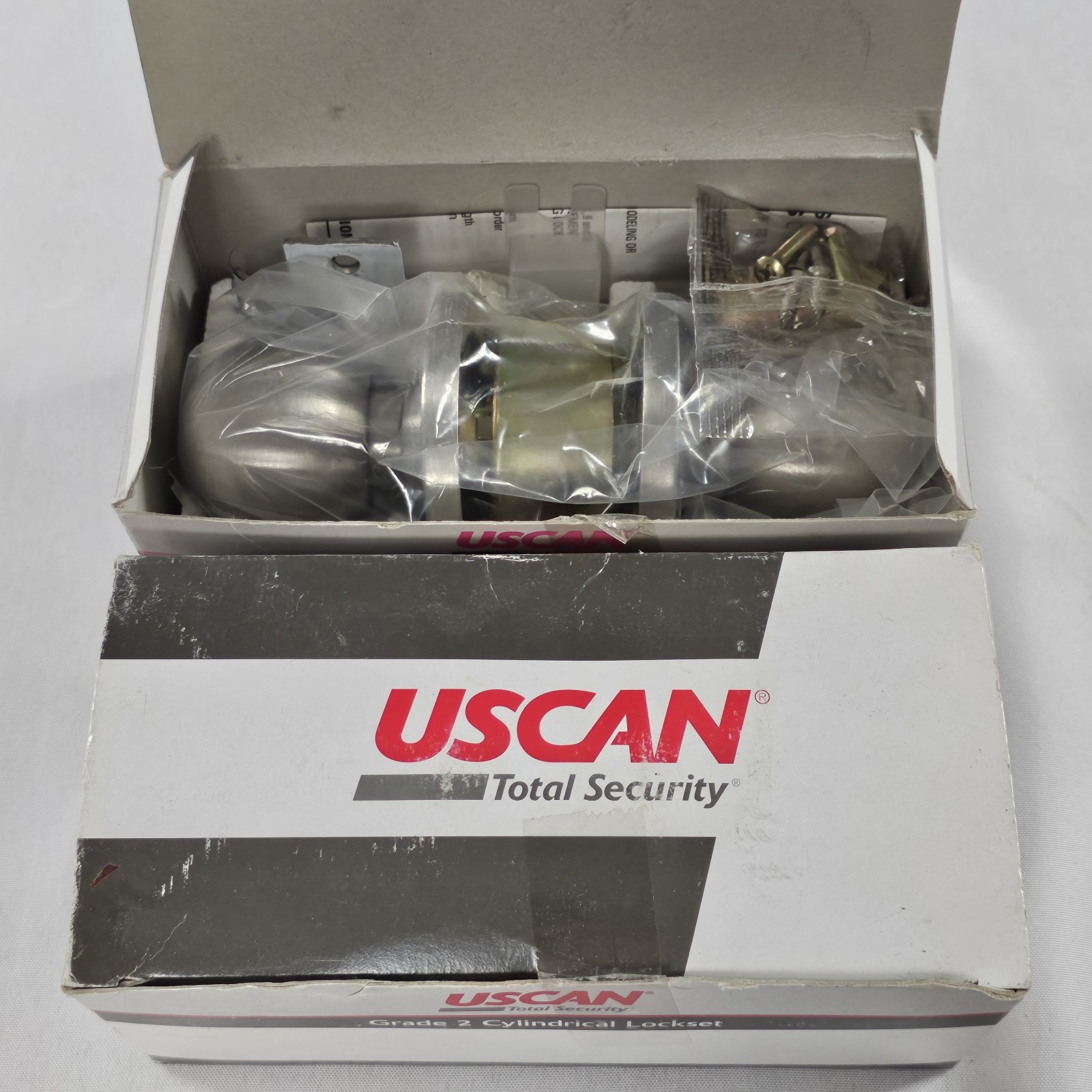 USCAN Grade 2 US10S Cylindrical Passage Nob 630 Stainless Steel 2-3/8″ New READ⬇
