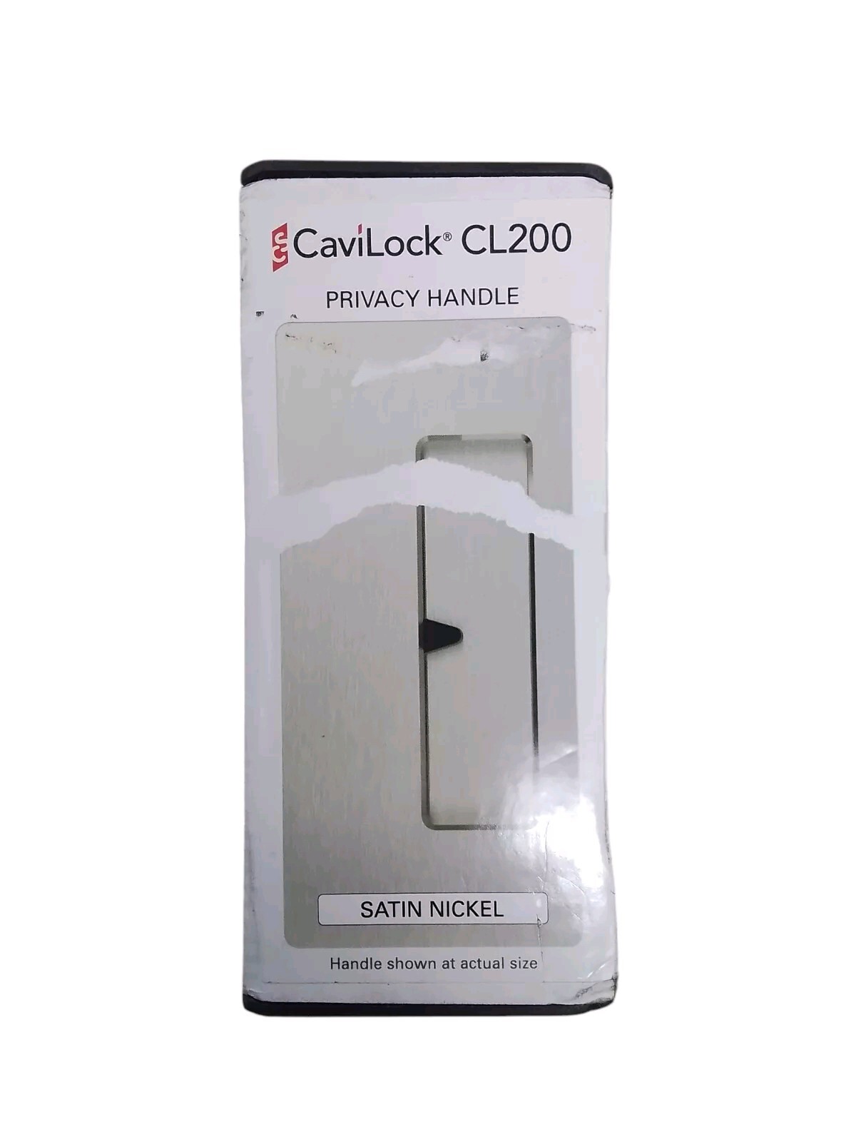 CS Cavity Slider 200 Series CaviLock 1-3/4 in. Nickel Non-Magnetic Door Lock