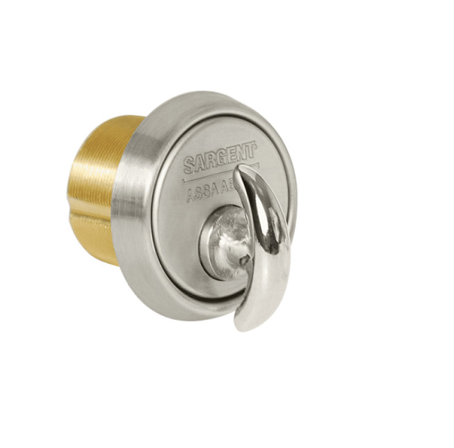 LOT OF 5 SARGENT ASSA ABLOY 124-46-97 32D Turn Knob Mortise Cylinder Lock