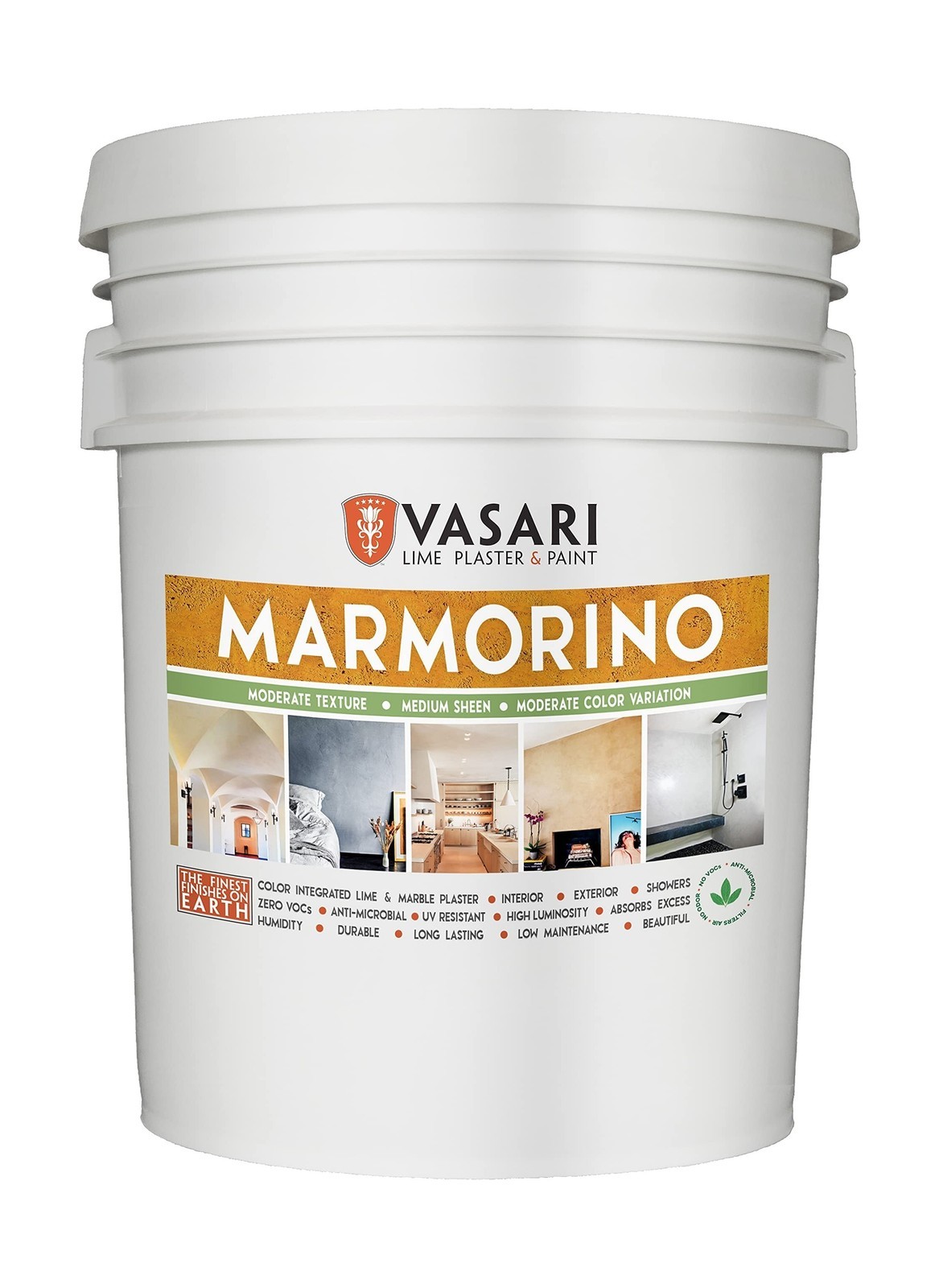 VASARI Lime Plaster & Paint | Marmorino Plaster (Fine Sand Finish) | Made fro…