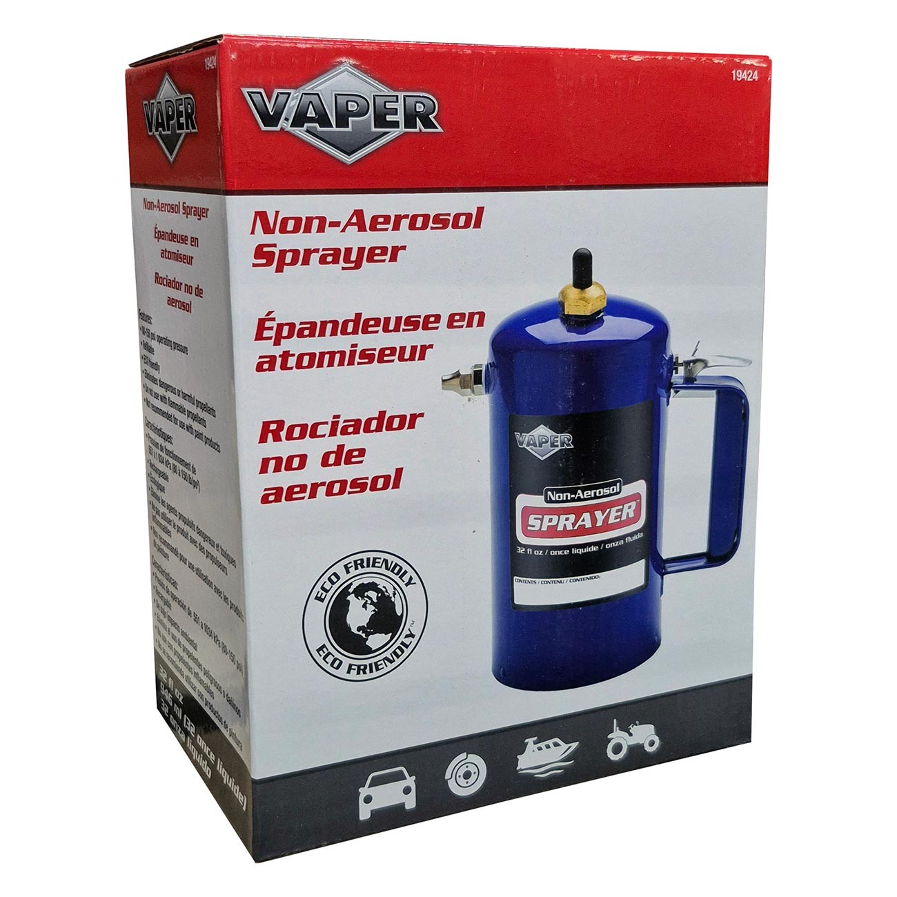 Titan Tools Spot Spray Non-Aerosol Sprayer 19424 32oz Blue