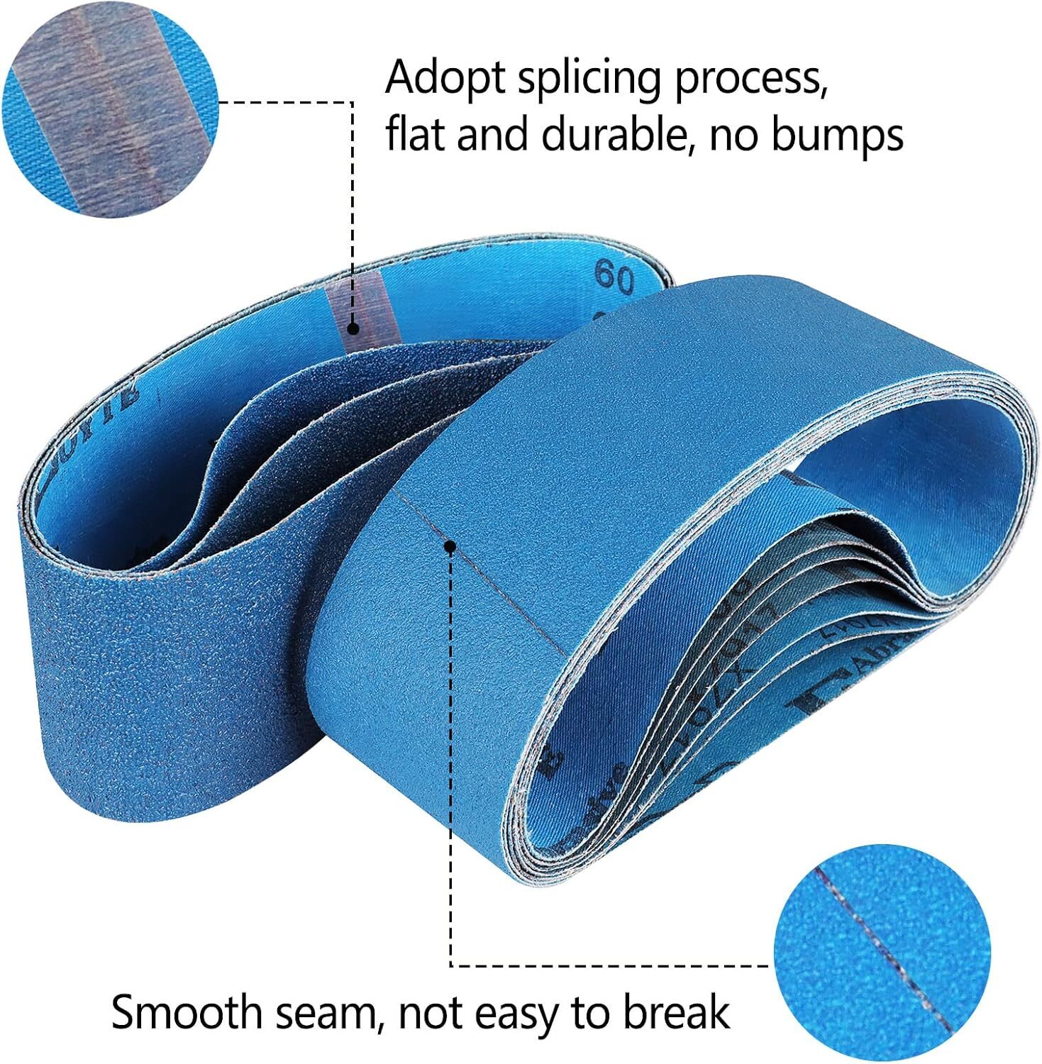 3X18 Belt Sander Sanding Belts, 3X18 Inch Zirconia Sanding Belts For Metal/wood,