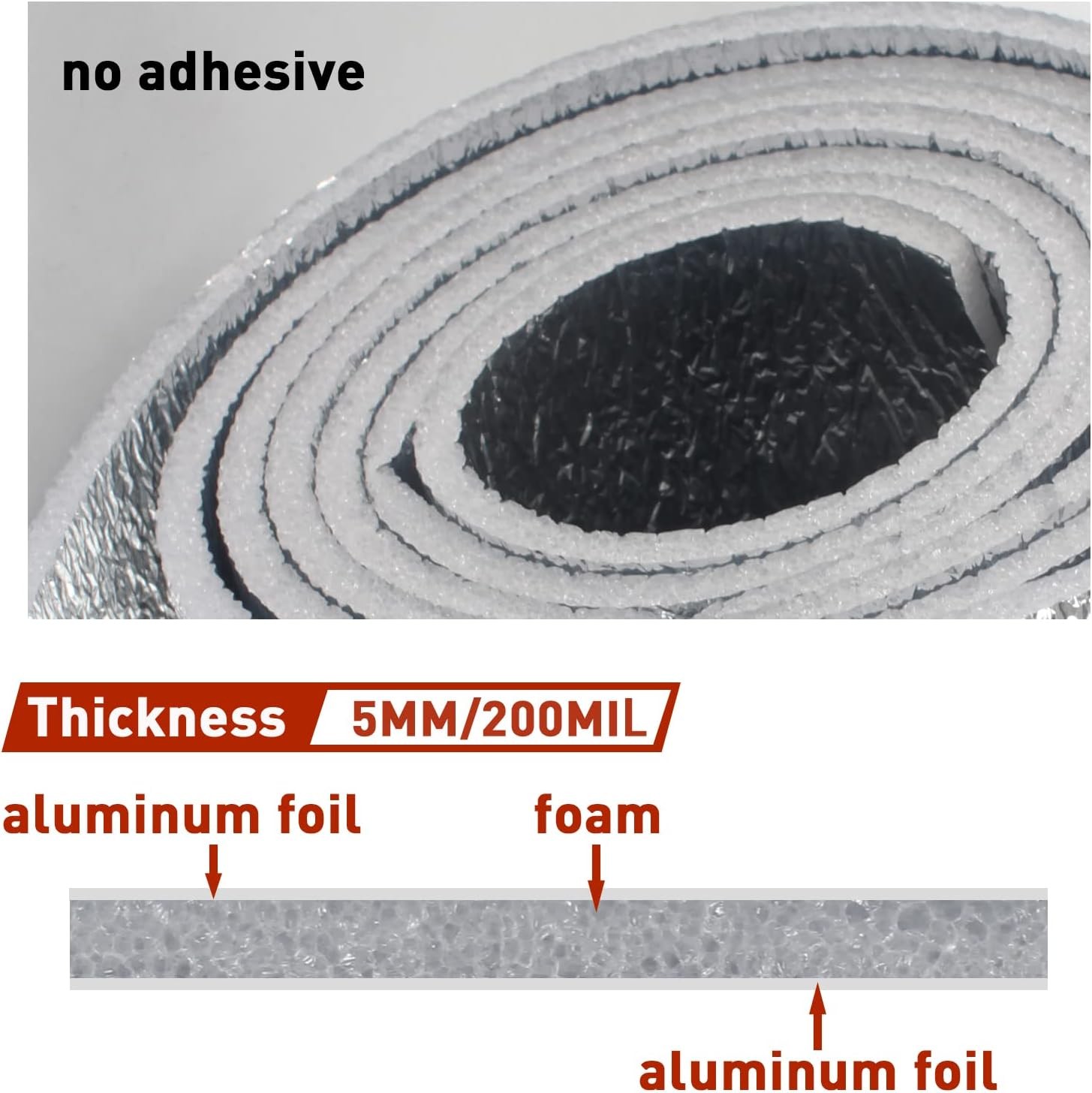 Double Side Aluminum Foil Bubble Reflective Insulation Roll for Keep Heat 5mm