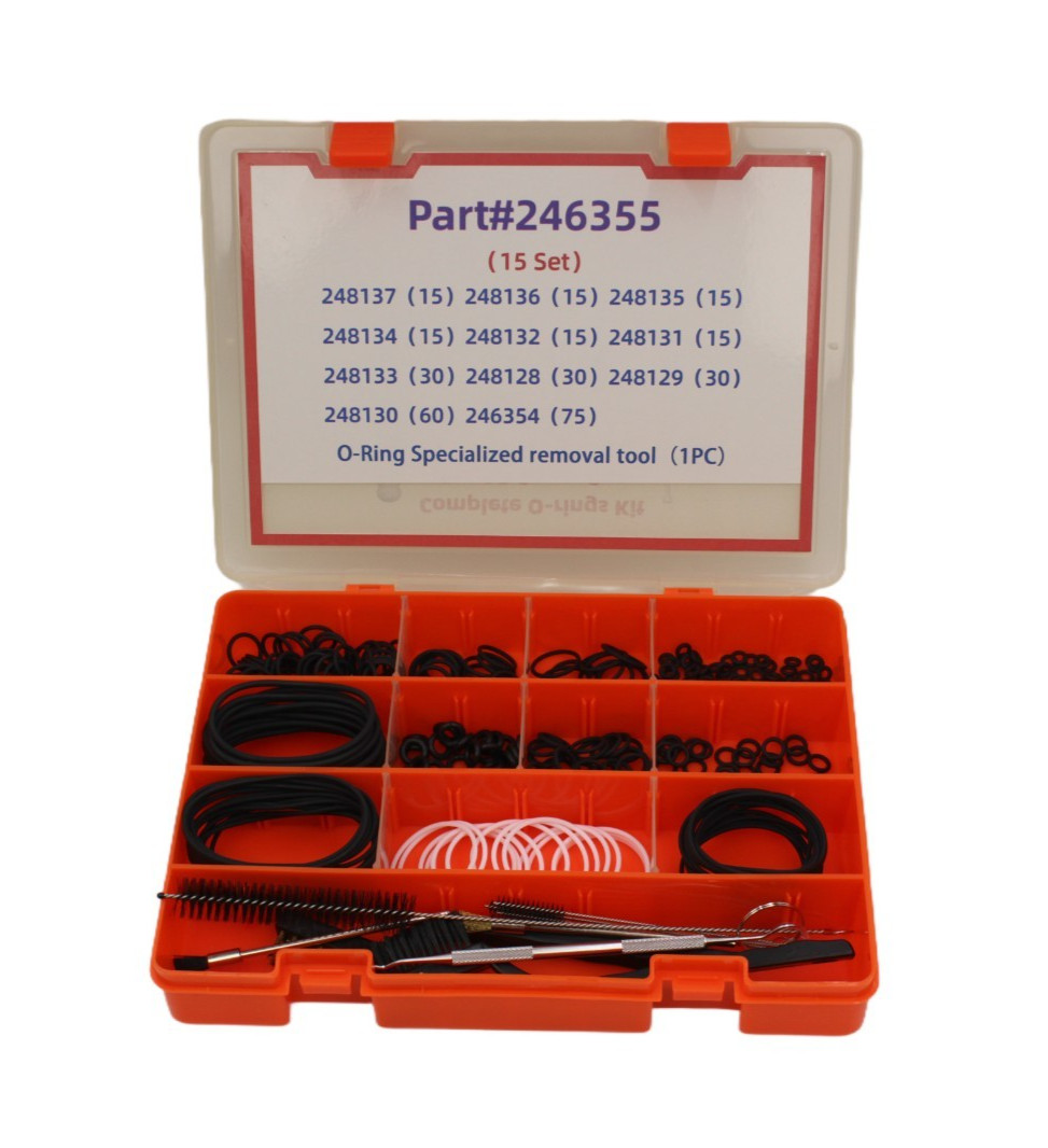 15 Sets Aftermarket Complete O-ring Kit 246355 for Fusion Air Purge AP Spray Gun