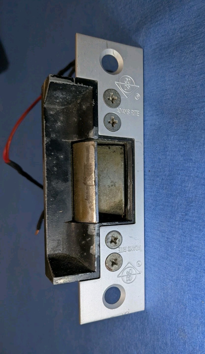 Adams Rite 7130-310 Burglary Resistant Electric Door Strike, Listed 323R. Used.