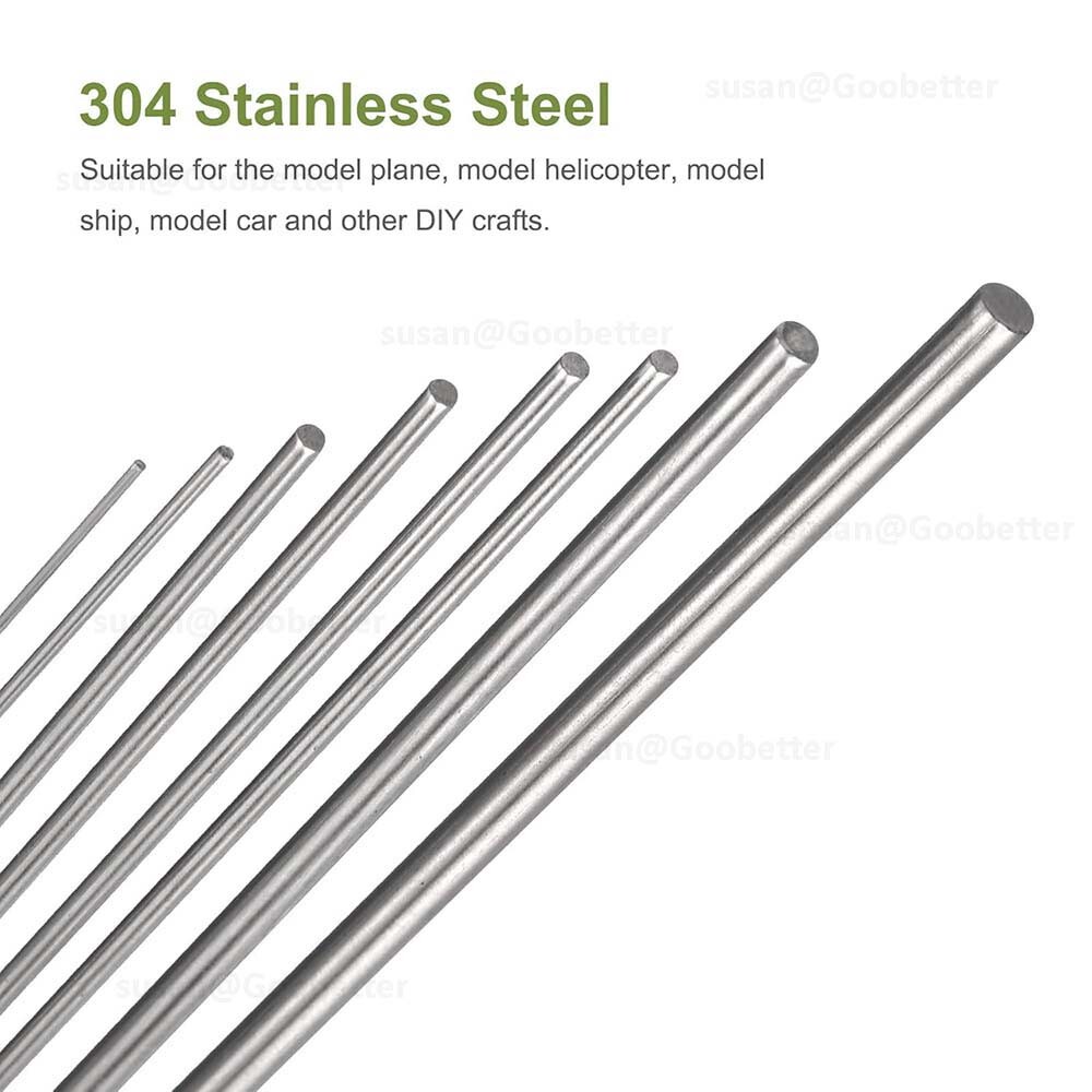 Stainless Steel Round Bar Rod 304 3mm 4mm 5mm 6mm 8mm 10mm 12mm 15mm up to 50mm