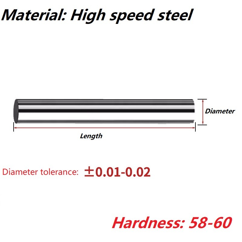HSS Round Bar High Speed Steel Rod Φ3mm to 5.9mm DIY Metal Tools HRC 58 – 60