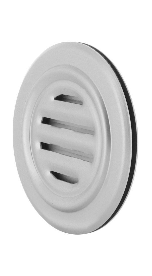CRL 549 Chrome Plated Brass 5-5/16″ No-Draft Speak-Thru