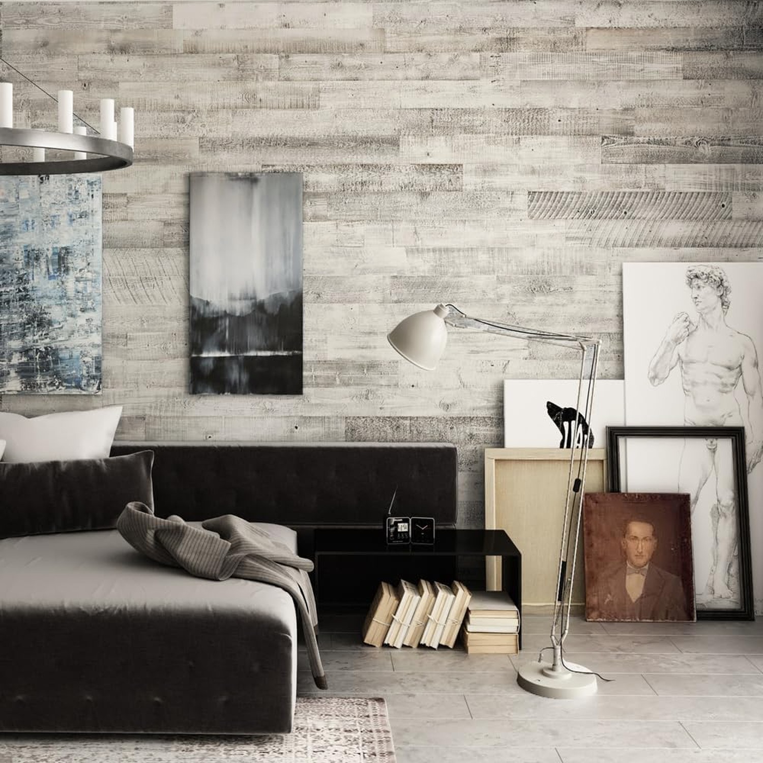 Shiplap Boards for Wall – Reclaimed Wood Planks for Rustic Decor – Set of 12 …