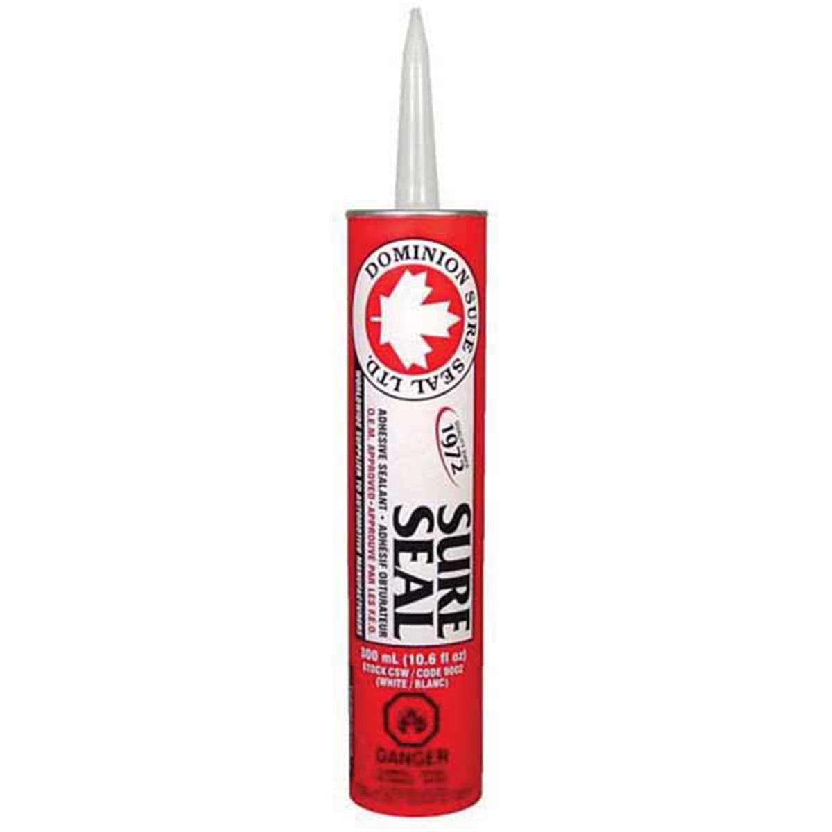 DOM.CSW Dominion Sure Seal 9002 All-Purpose Sure Seal Adhesive Sealant, 300 mL