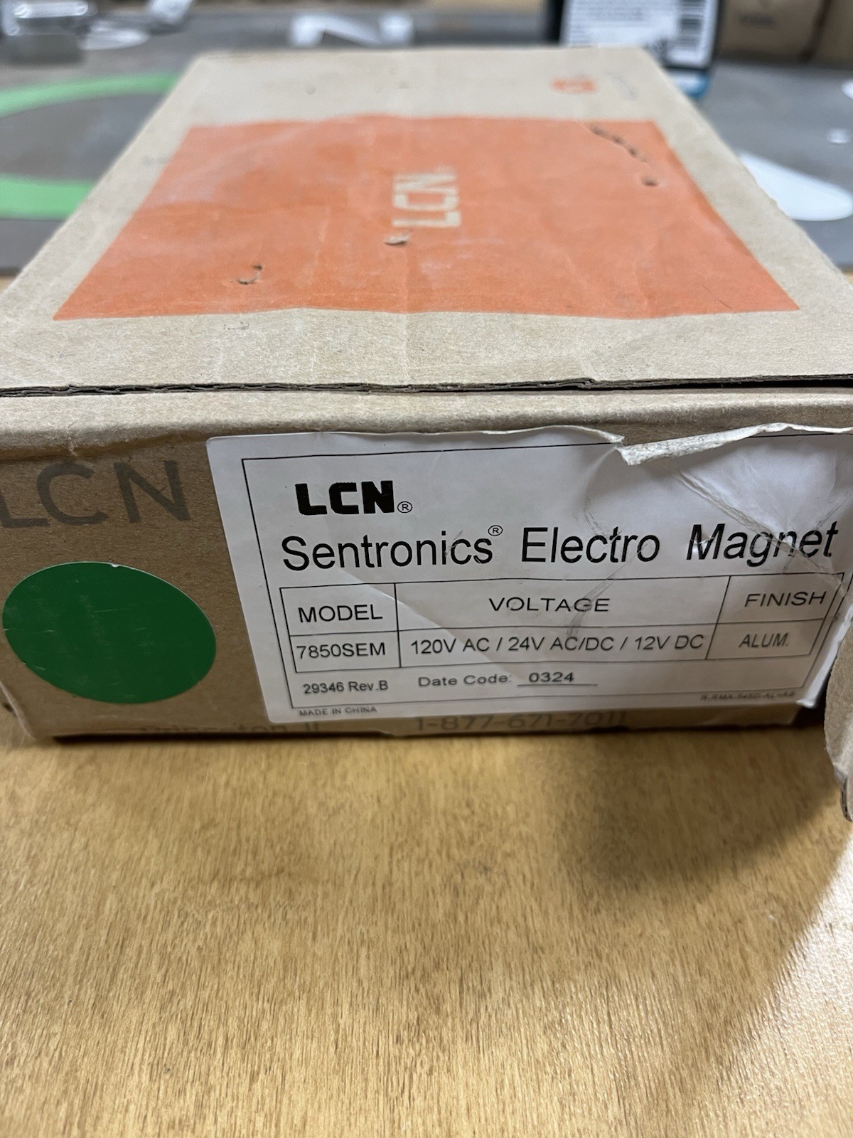 LCN 7850SEM Sentronics Electro Magnet Door Holder