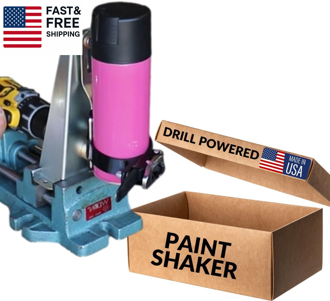 Spray Can Paint Shaker Mixer – Drill Powered Paint Shaker Electric Paint Shaker