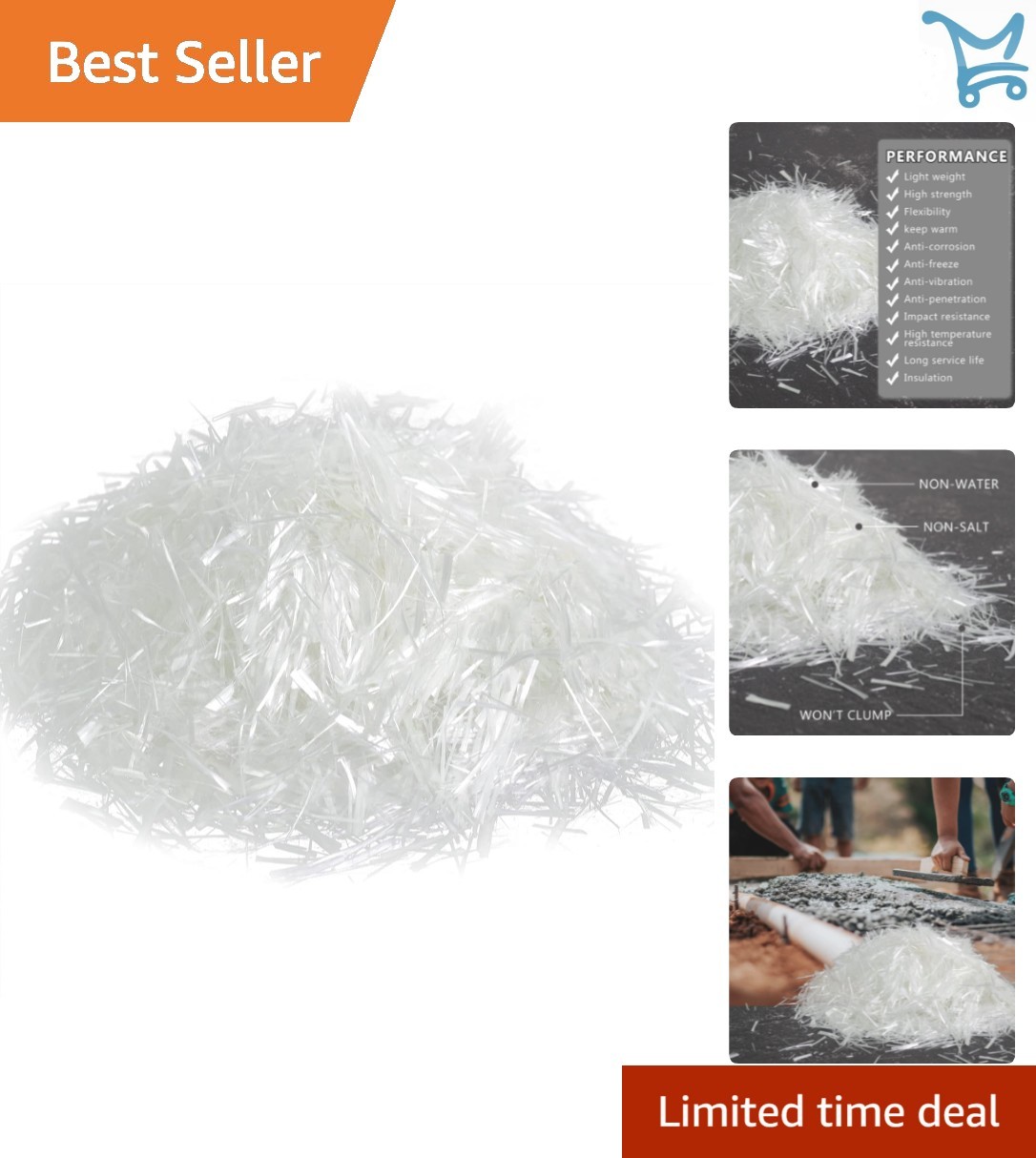 Fiberglass Mesh 19mm Reinforcement for Cement Mortar Concrete Walls Garden