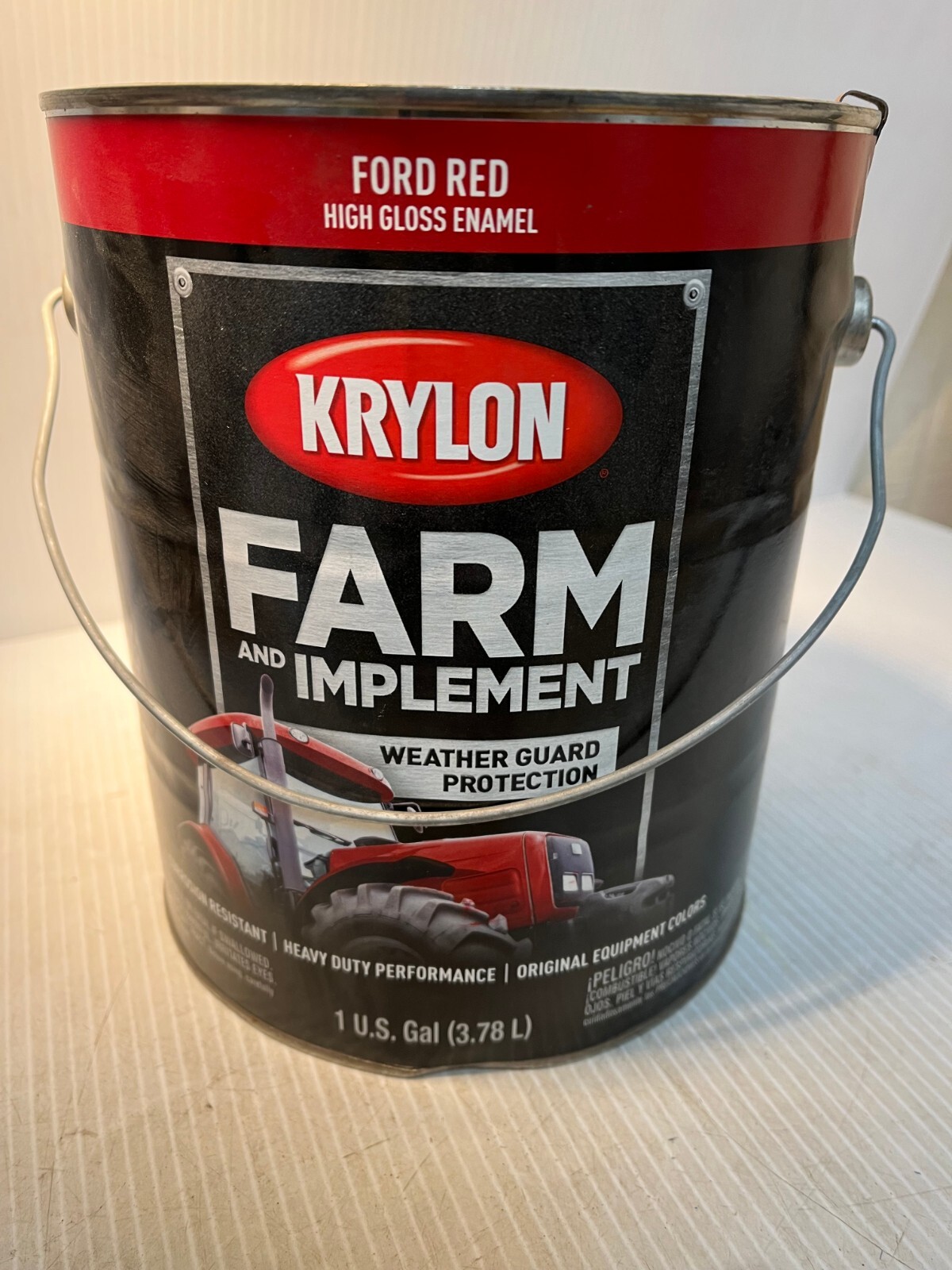 Farm & Implement – Ford Red High Gloss Enamel, 1 Gal., Weather Guard Protection