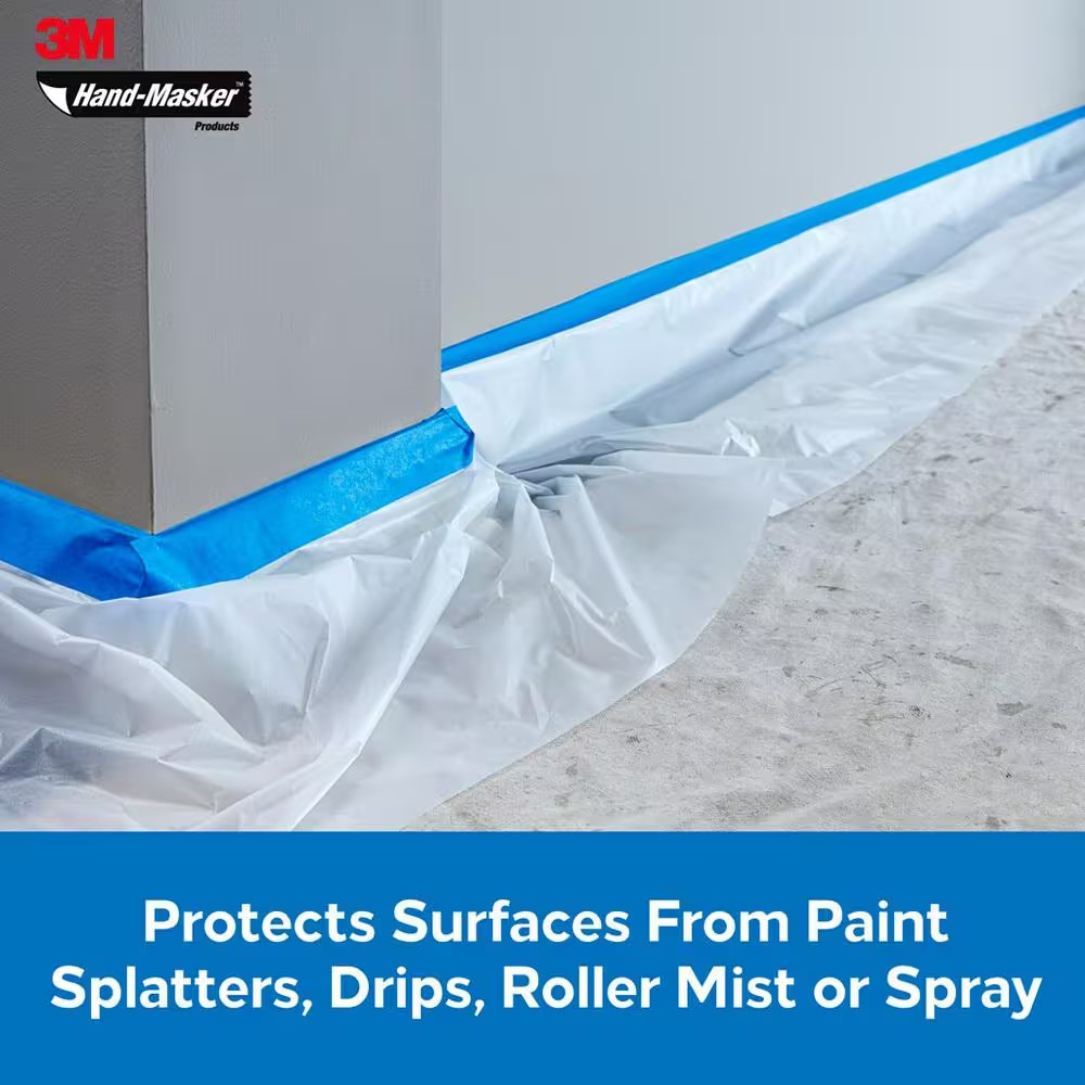 4 Ft. X 180 Ft. Clear Hand-Masker Contractor’S Plastic Sheeting