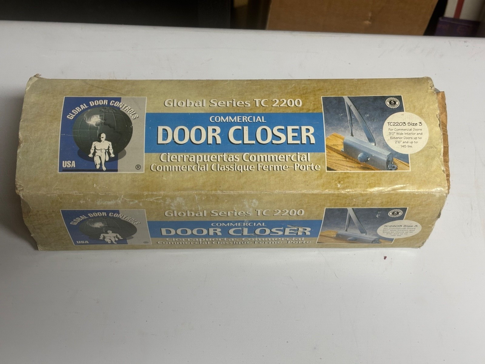 GLOBAL CLOSER DOOR CONTROLS SERIES 2200 DOOR CLOSER NO HOLD OPEN TC2201-ADA