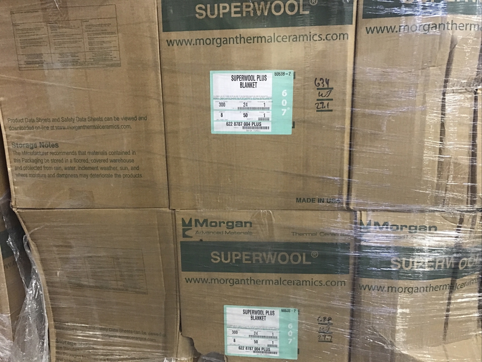 Superwool Plus 1″ 8# Biosoluble Fiber 50 sf/roll