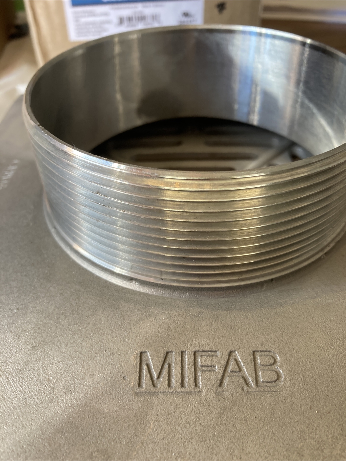 Mifab S8PS -3 Reinforced 8″ Square Strainer Floor Shower Drain Stainless 304