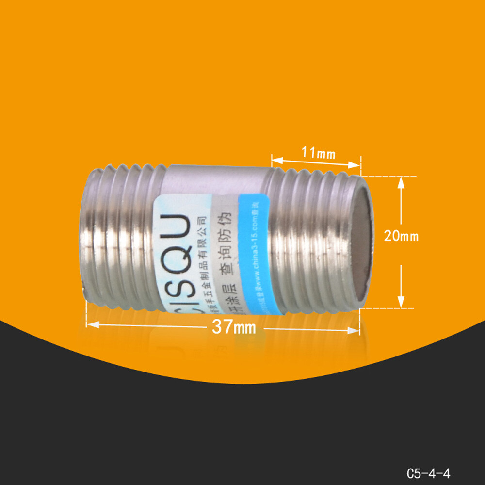 304 Stainless Steel 1/2″ 3/4″ 1″ BSP Male Threaded Pipe Fittings for Water Pipe