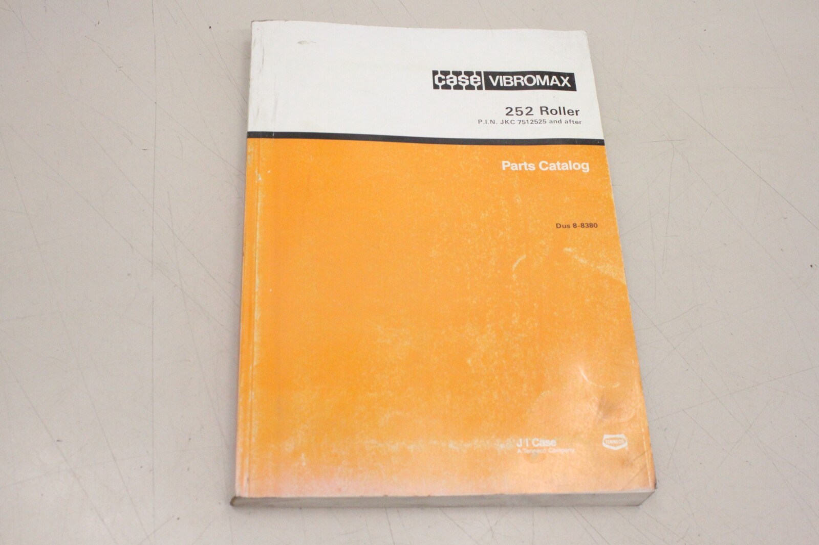 CASE 252 Walze Roller 1991 Ersatzteileliste Ersatzteilekatalog DUS8-8380