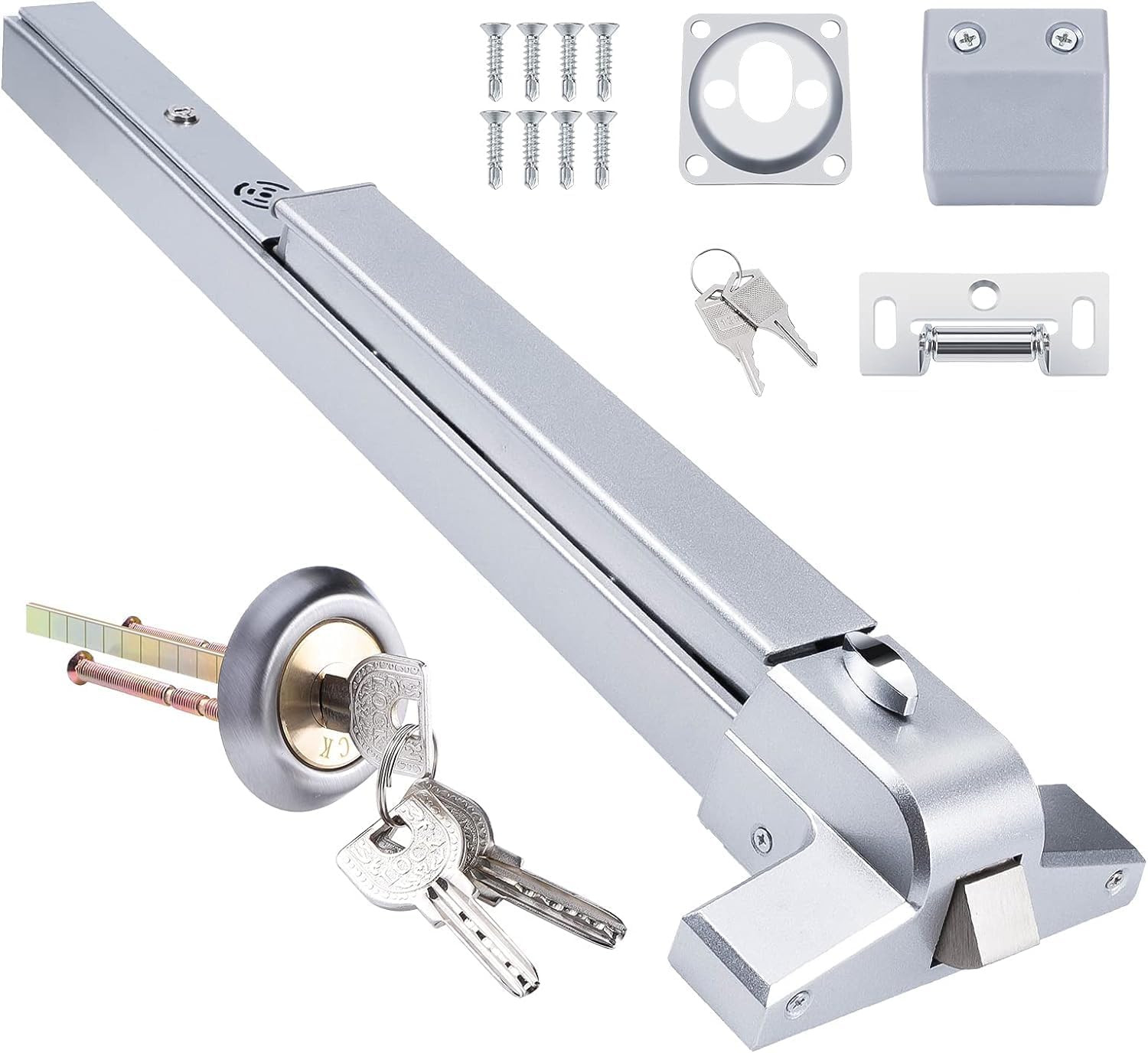 Hardware Push Bar Stainless Steel Commercial Emergency Exit Bar Panic Exit Devic