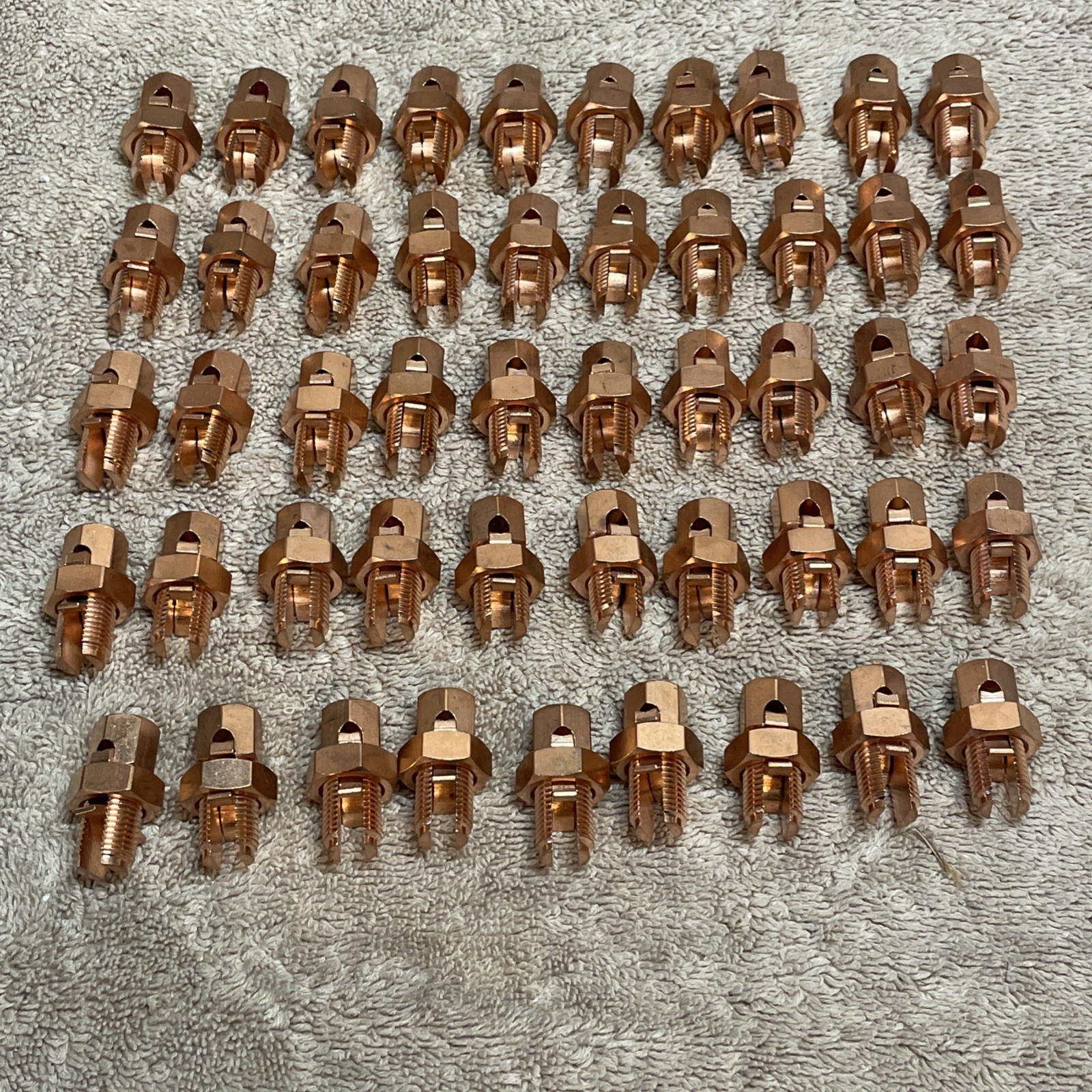 49 Pcs. High Strength Split Bolt Connectors 4 Gauge 8 Gauge Solid UL Listed.